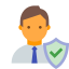 icons8 insurance agent skin type 3 64